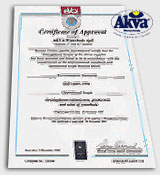 Certifikát mezinárodního standartu ISO 14001